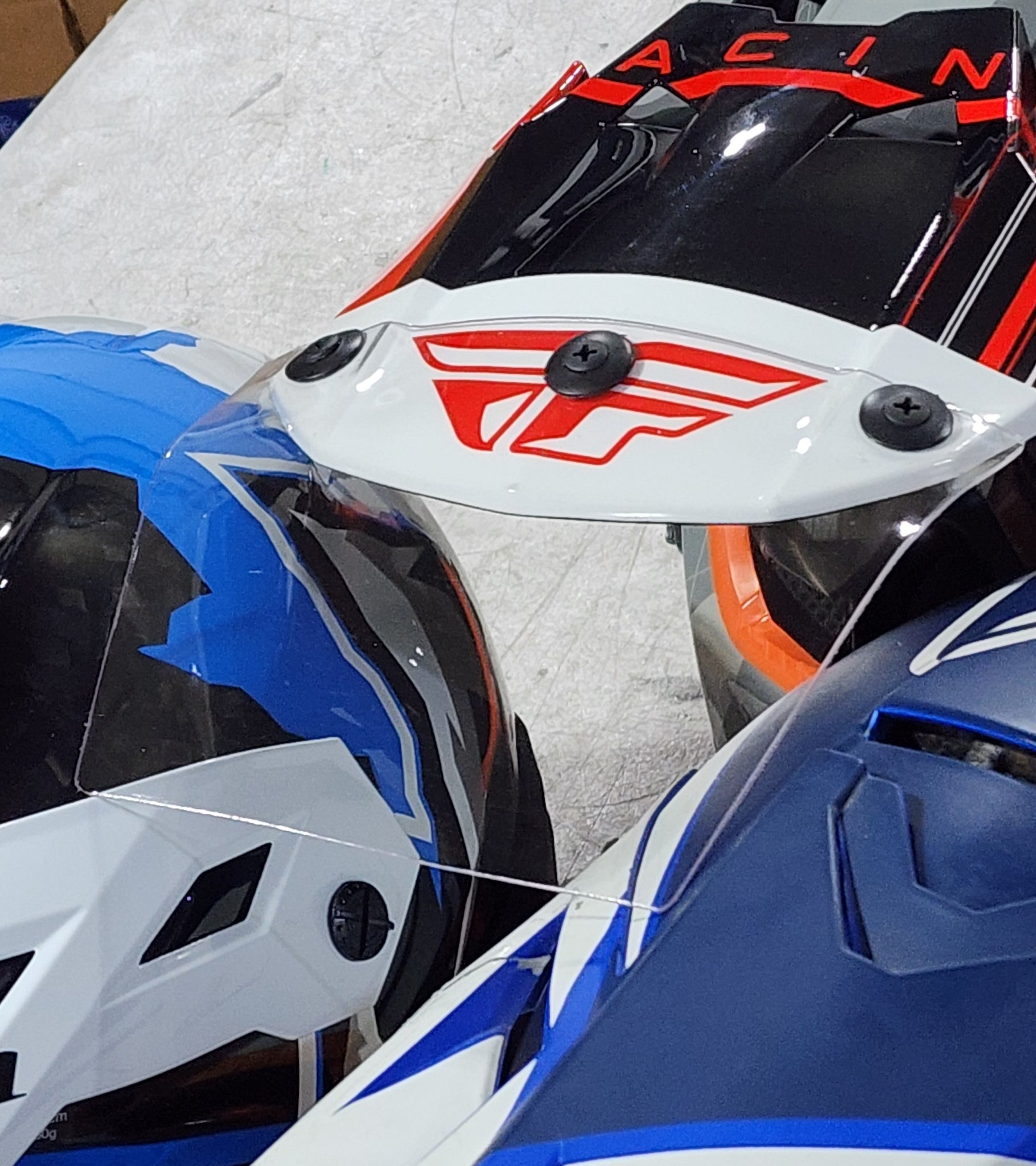 Helmet Visor Extender fits Fly Racing Formula – 213 Parts