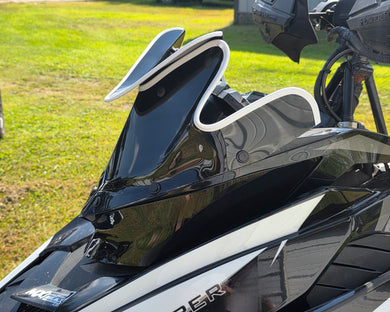 Low Windshield Powder Plow Fits 2014+ Yamaha SR Viper