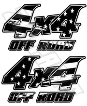Load image into Gallery viewer, USA Flag Bedside Decal Vinyl Sticker for Off Road 4x4 Vehicle