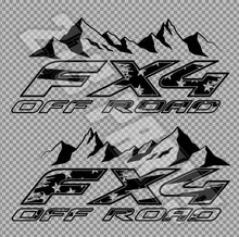 Load image into Gallery viewer, USA Flag Mountain Decal Vinyl Sticker for Off Road Vehicle
