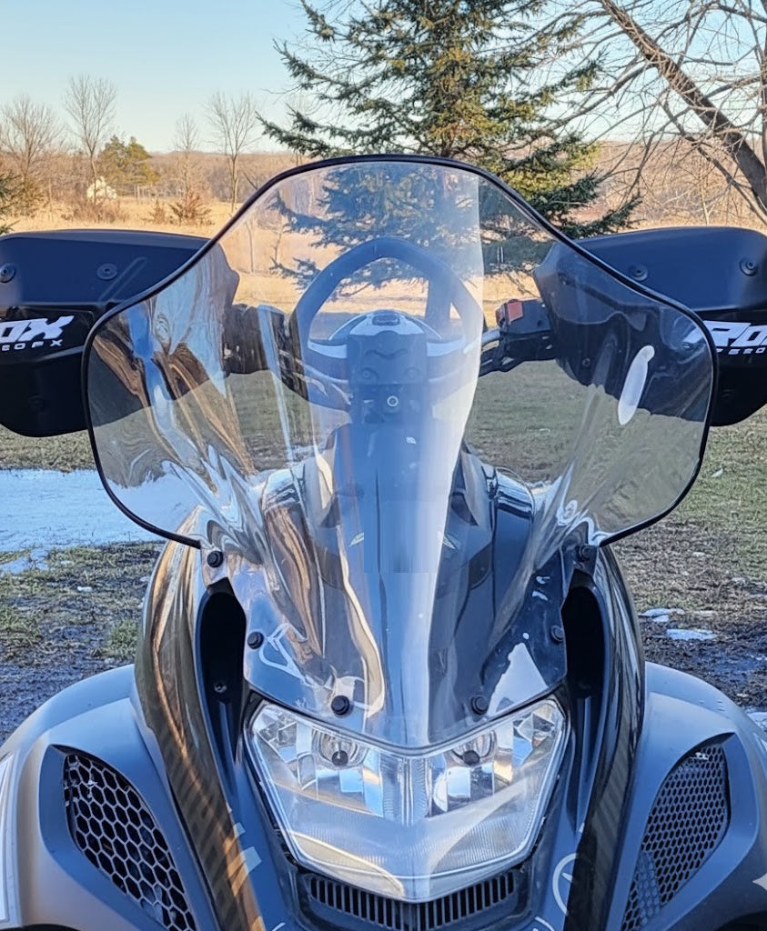 山田 クリア「オーダー品・スタンド2」 Clear Tall Windshield Fits Yamaha Nytro – 213 Parts