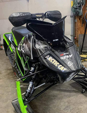 Vinyl Wrapped Medium Powder Plow fits 2018-2022 Arctic Cat Zr 6000R SX