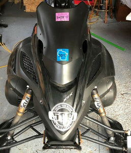 Vinyl Wrapped Headlight Cover Fits Yamaha Nytro