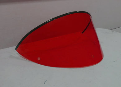 Red Translucent Low Windshield Fits Ski-Doo Rev